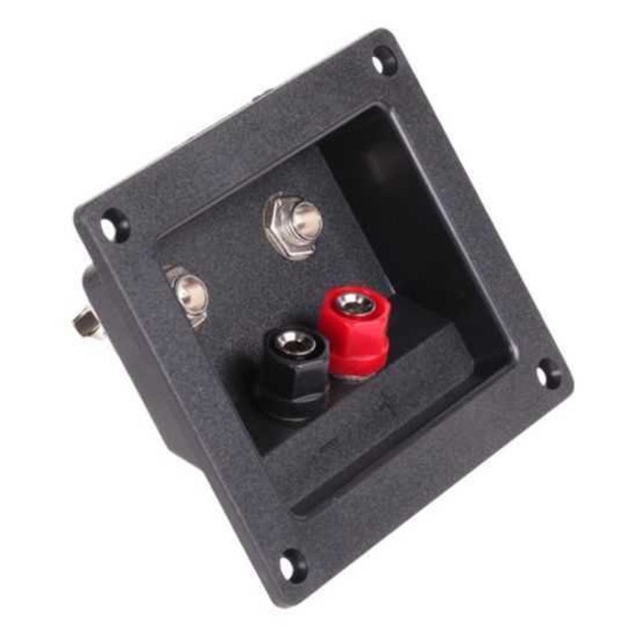 Conector boxa 2 banana cu 2x jack