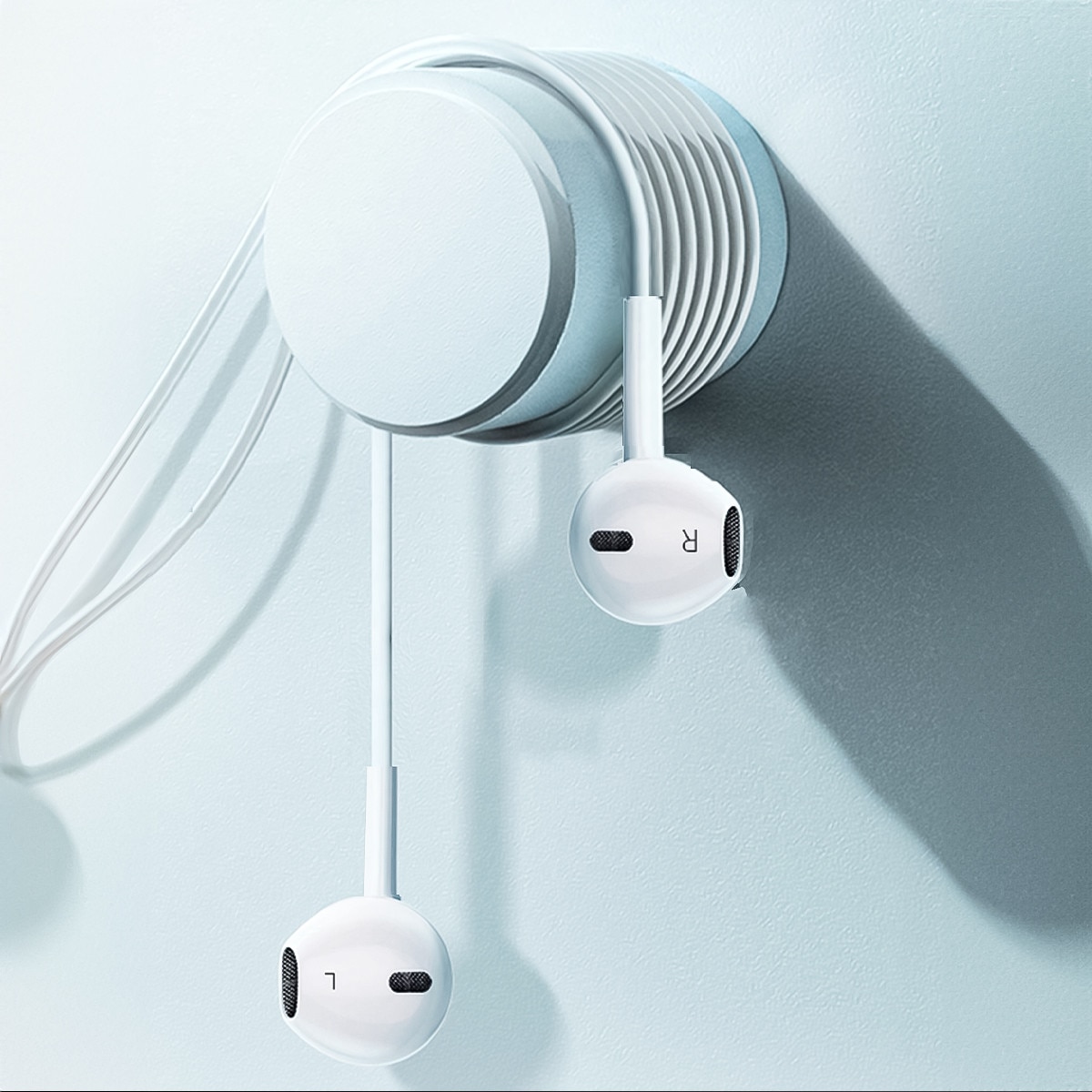 Casti cu fir SuooTci, microfon, control multifunctional, calitate sunet excelenta, design ergonomic, Jack 3.5mm