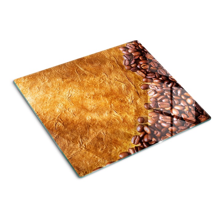 Tocatoare de bucatarie, Tulup, Boabe de cafea, Maro, 60x52 cm, 010010520040000006802