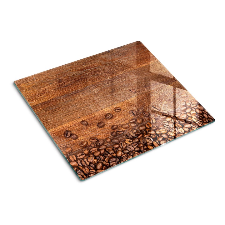 Tocatoare de bucatarie, Tulup, Boabe de cafea, Maro, 60x52 cm, 010010520040000006806