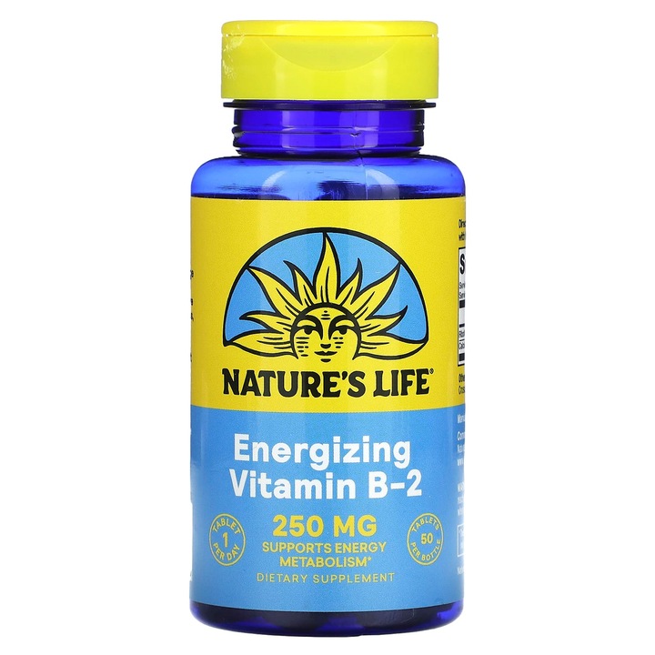 Vitamina B2 Nature's Life 250 mg 50 tablete
