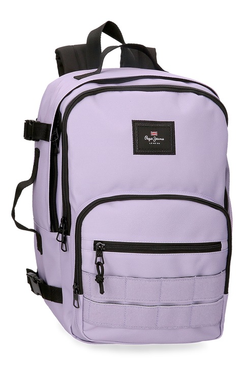 Pepe Jeans London, Раница с лого, Лилав
