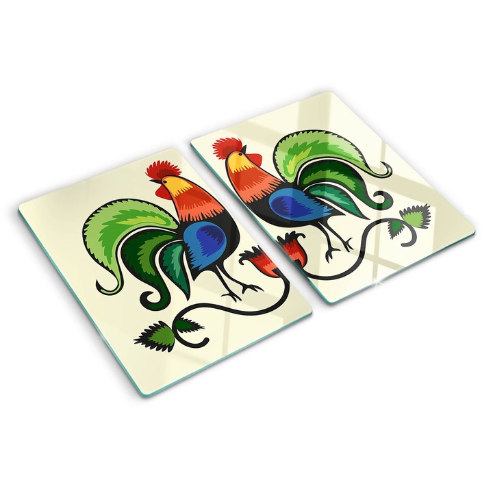 Tocatoare de bucatarie, Tulup, Model de cocos, Multicolor, 2x40x52 cm, 010010520020000005637