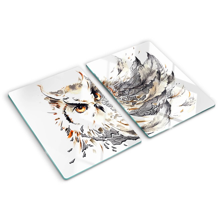 Tocatoare de bucatarie, Tulup, Bufnita, Bej, 2x40x52 cm, 010010520020000005713