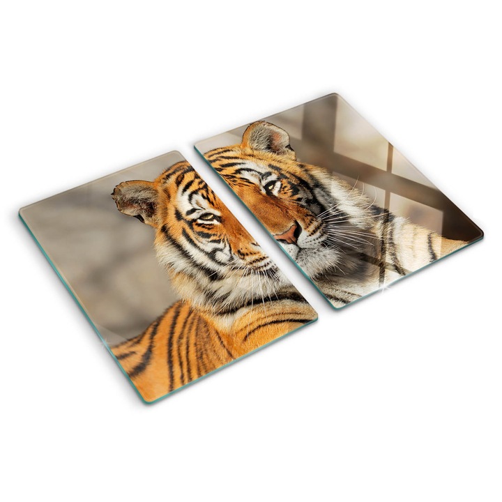 Tocatoare de bucatarie, Tulup, Tigrul bengalez, Portocaliu, 2x40x52 cm, 010010520020000005778