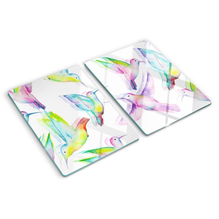 Tocatoare de bucatarie, Tulup, Colibri, Multicolor, 2x40x52 cm, 010010520020000005863