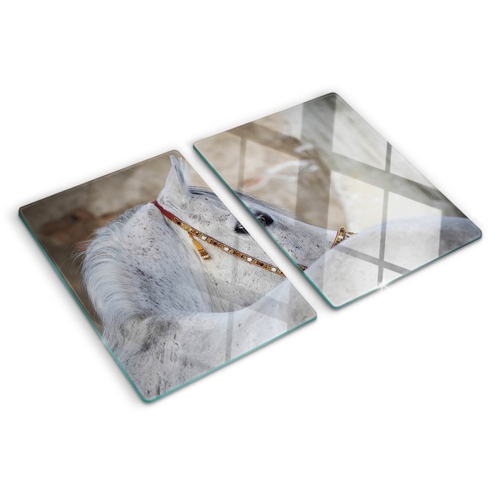 Tocatoare de bucatarie, Tulup, Cal arab, Alb, 2x40x52 cm, 010010520020000005648