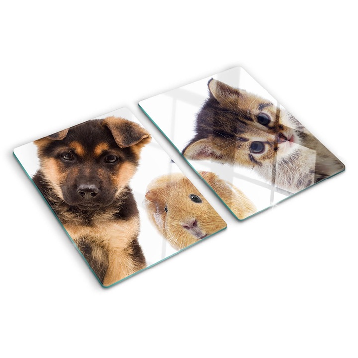 Tocatoare de bucatarie, Tulup, Animale de companie, Maro, 2x40x52 cm, 010010520020000005732