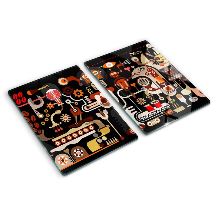 Tocatoare de bucatarie, Tulup, Productia de cafea, Multicolor, 2x40x52 cm, 010010520020000005907