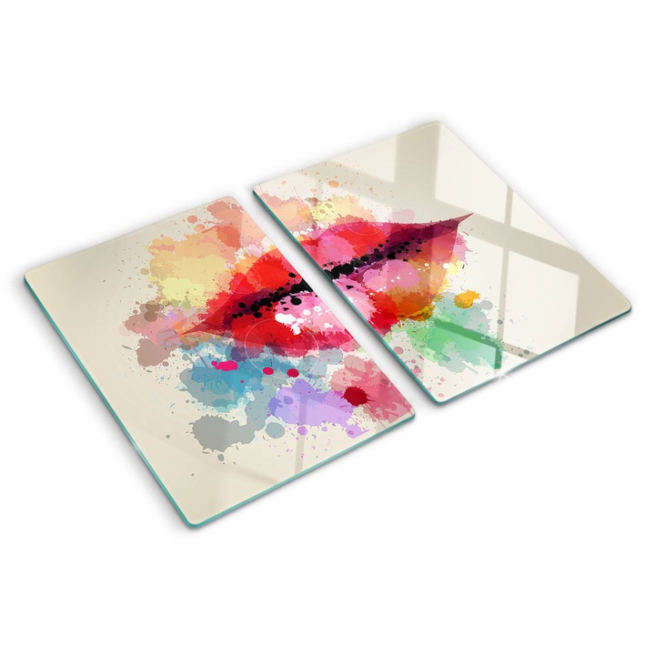 Tocatoare de bucatarie, Tulup, Buze colorate, Rosu, 2x40x52 cm, 010010520020000006064