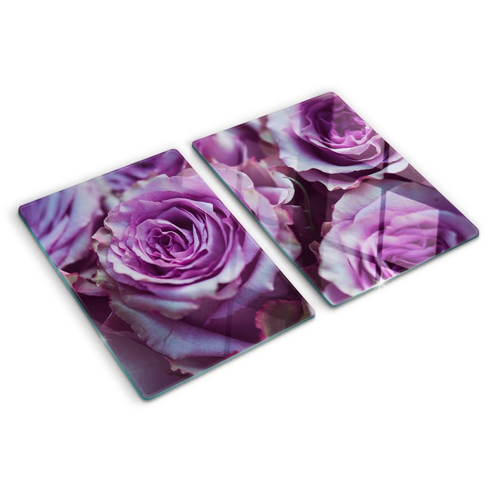 Tocatoare de bucatarie, Tulup, Trandafiri mov, Violet, 2x40x52 cm, 010010520020000006216