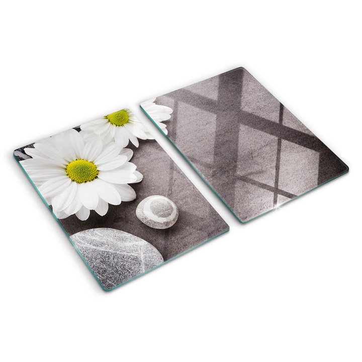 Tocatoare de bucatarie, Tulup, Gerbera, Alb, 2x40x52 cm, 010010520020000006540