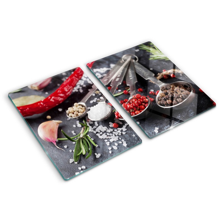 Tocatoare de bucatarie, Tulup, Ierburi si condimente, Rosu, 2x40x52 cm, 010010520020000006800