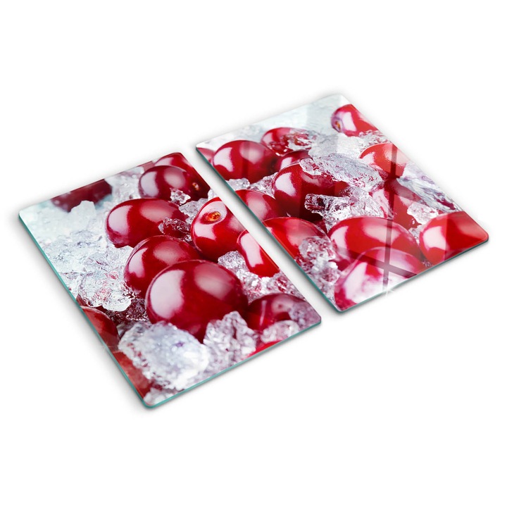 Tocatoare de bucatarie, Tulup, Inghetata de cirese, Rosu, 2x40x52 cm, 010010520020000006939