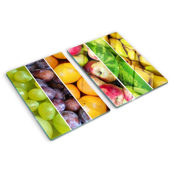 Tocatoare de bucatarie, Tulup, Fructe, Multicolor, 2x40x52 cm, 010010520020000006986