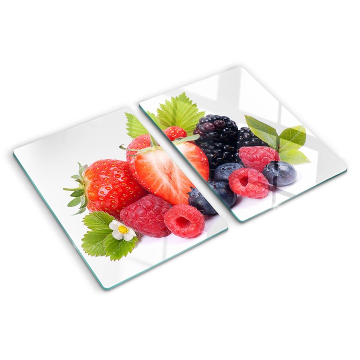 Tocatoare de bucatarie, Tulup, Fructe de padure, Multicolor, 2x40x52 cm, 010010520020000006991