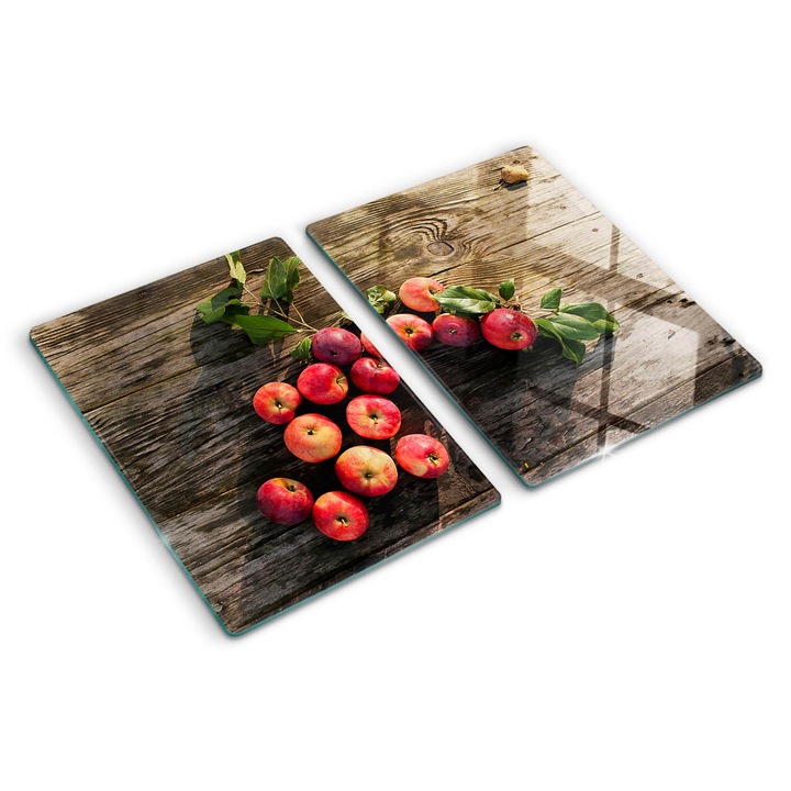 Tocatoare de bucatarie, Tulup, Mere pe masa, Rosu, 2x40x52 cm, 010010520020000006852