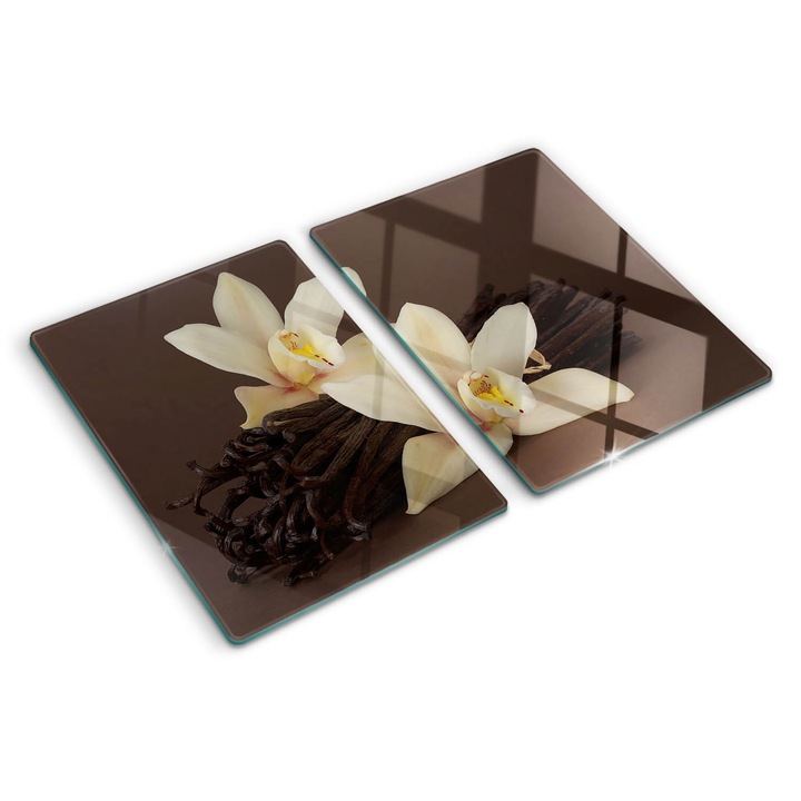 Tocatoare de bucatarie, Tulup, Pastaie de vanilie, Alb, 2x40x52 cm, 010010520020000001878