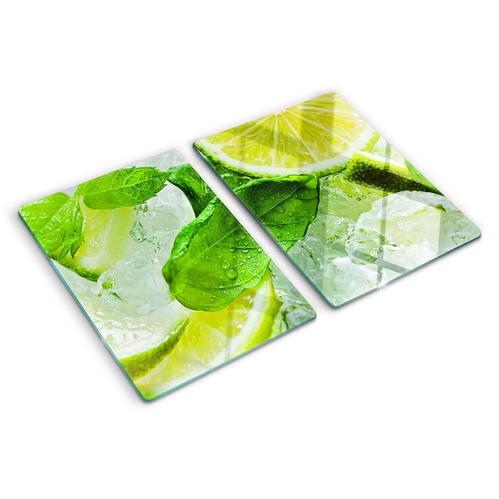 Tocatoare de bucatarie, Tulup, Tei cu gheata, Verde, 2x40x52 cm, 010010520020000006948