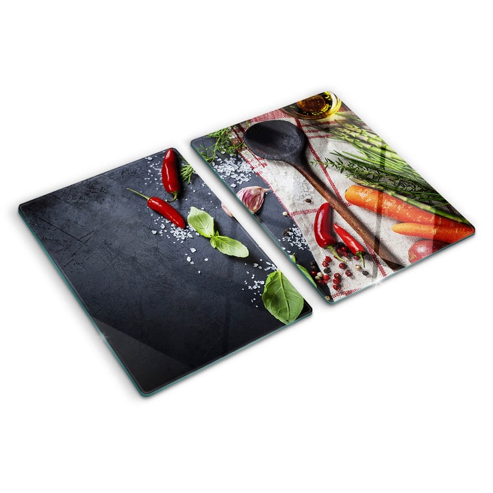 Tocatoare de bucatarie, Tulup, Ingrediente, Multicolor, 2x40x52 cm, 010010520020000004740