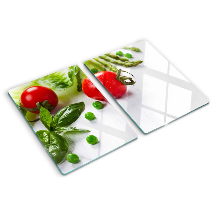 Tocatoare de bucatarie, Tulup, Legume proaspete, Rosu, 2x40x52 cm, 010010520020000007046