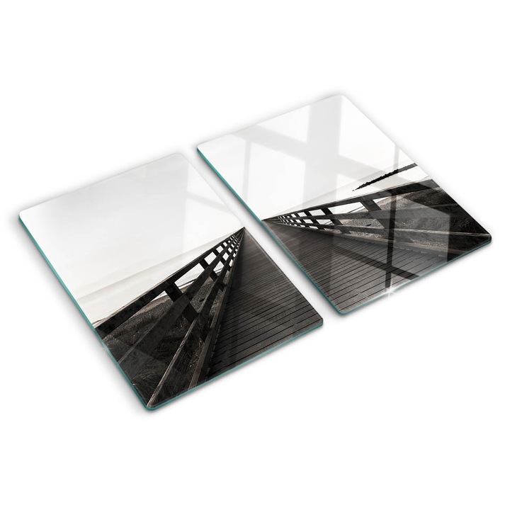 Tocatoare de bucatarie, Tulup, Pier de lemn, Multicolor, 2x40x52 cm, 010010520020000008275