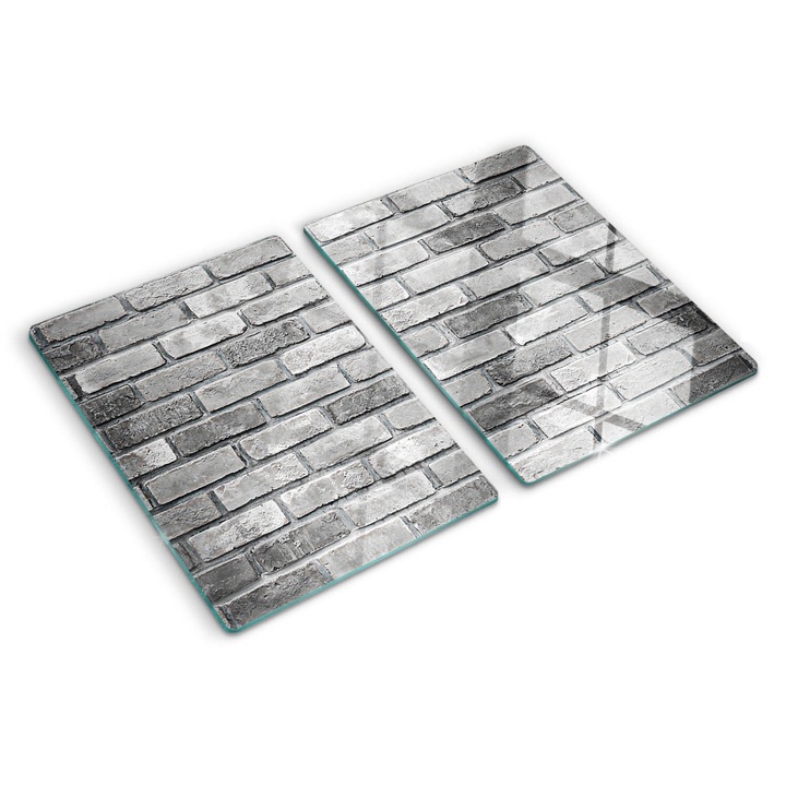 Tocatoare de bucatarie, Tulup, Zid de caramida, Gri, 2x40x52 cm, 010010520020000007938