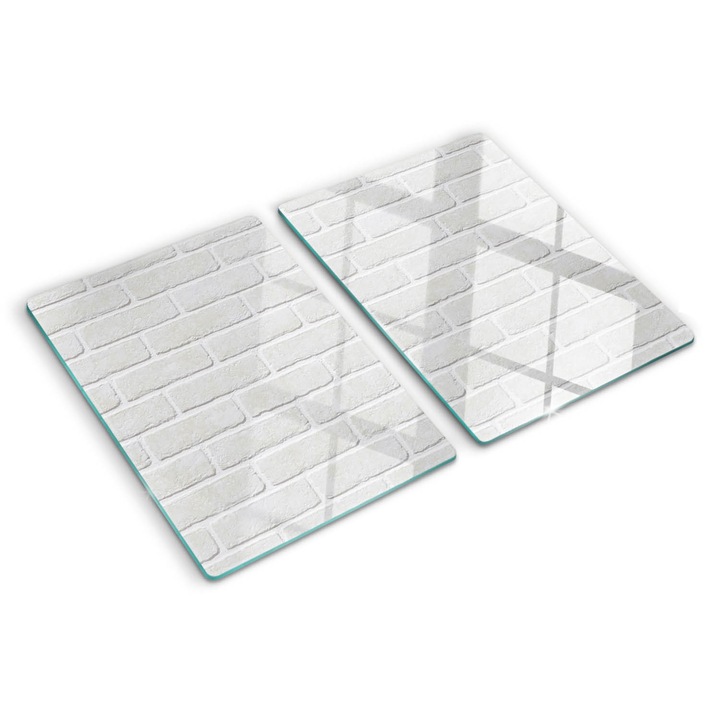 Tocatoare de bucatarie, Tulup, Zid de caramida, Alb, 2x40x52 cm, 010010520020000007823