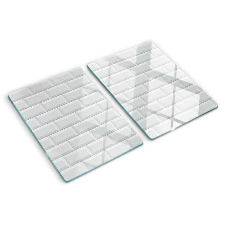 Tocatoare de bucatarie, Tulup, Perete ceramic, Alb, 2x40x52 cm, 010010520020000007862