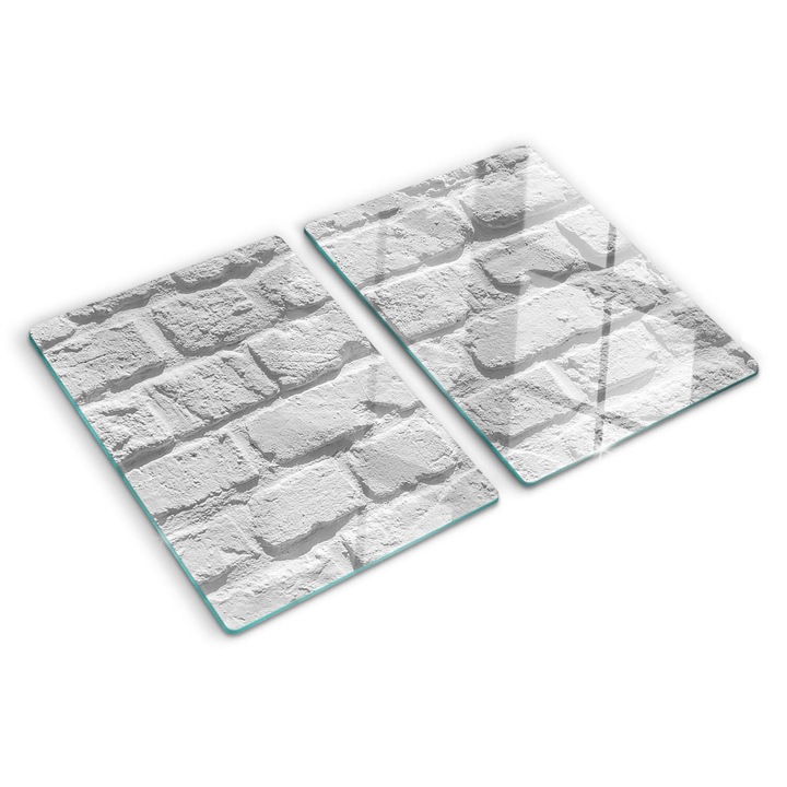 Tocatoare de bucatarie, Tulup, Zid de caramida, Alb, 2x40x52 cm, 010010520020000007943