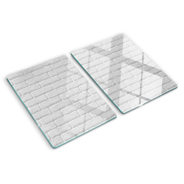 Tocatoare de bucatarie, Tulup, Zid de caramida, Alb, 2x40x52 cm, 010010520020000007932