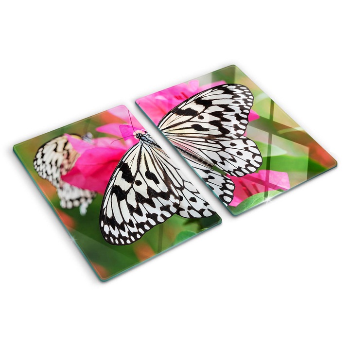 Tocatoare de bucatarie, Tulup, Floare de fluture, Roz, 2x40x52 cm, 010010520020000005607