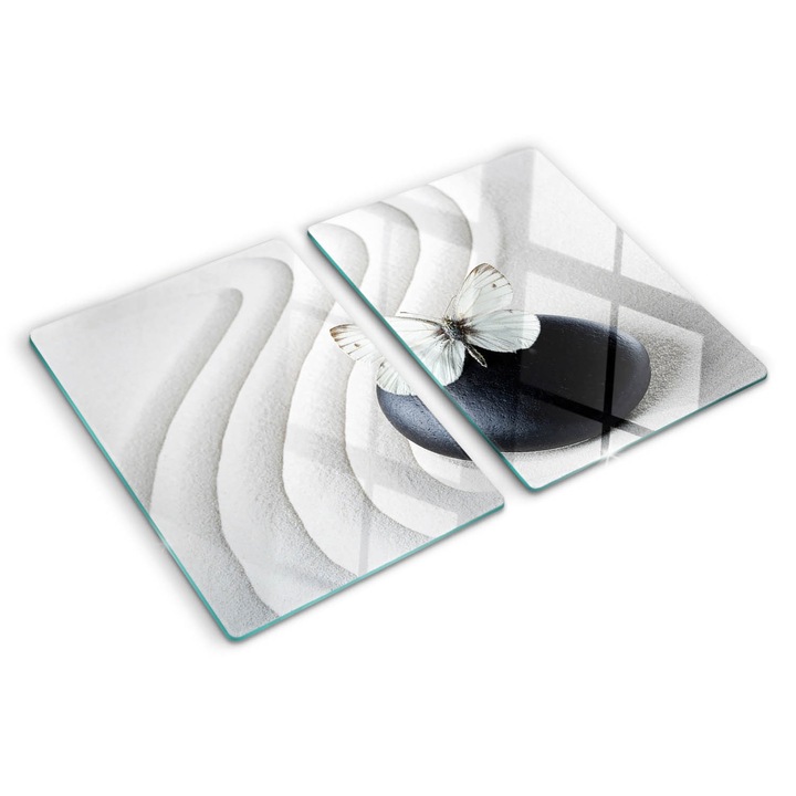 Tocatoare de bucatarie, Tulup, Fluture zen, Alb, 2x40x52 cm, 010010520020000005718