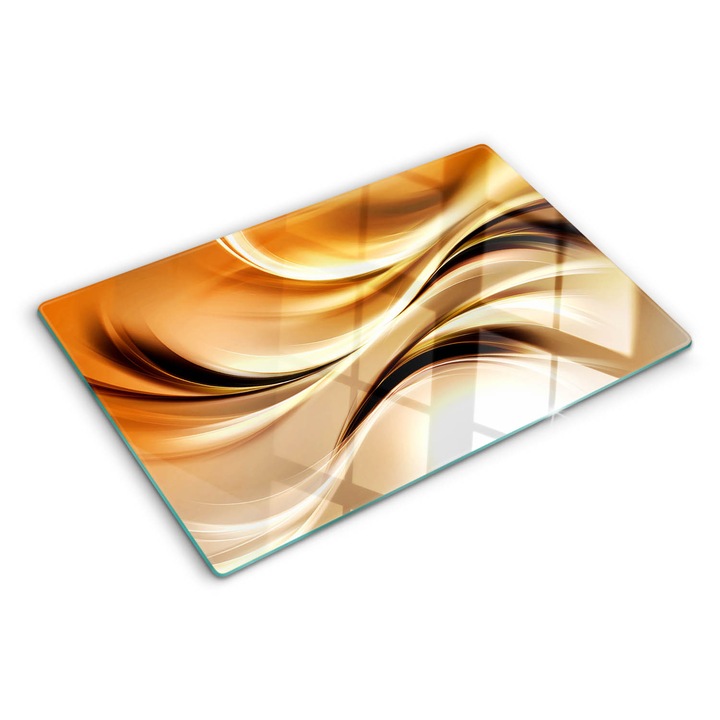 Tocatoare de bucatarie, Tulup, Valuri abstracte, 80x52 cm, 010010520060000006121