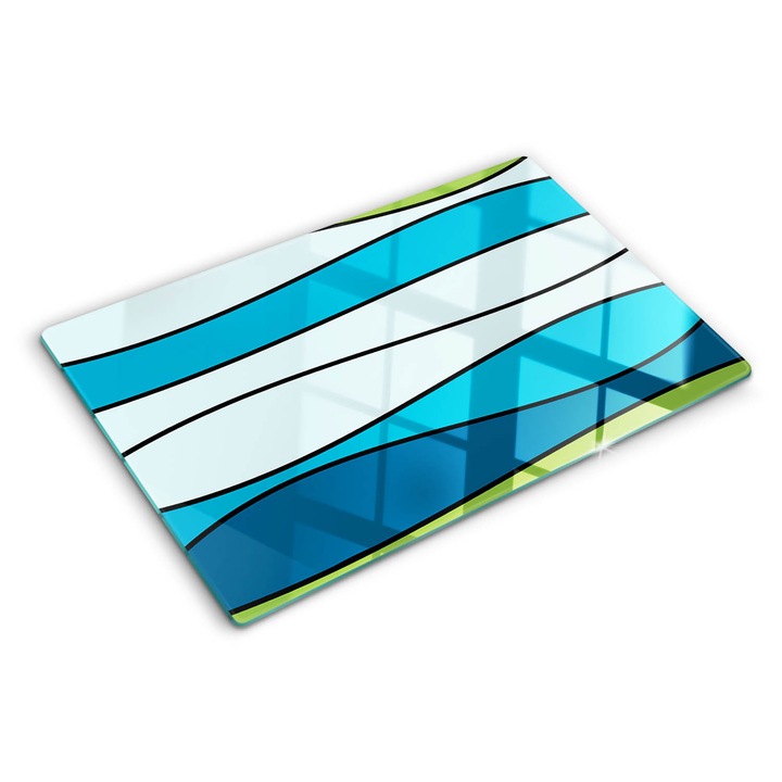 Tocatoare de bucatarie, Tulup, Dungi colorate, Multicolor, 80x52 cm, 010010520060000005970