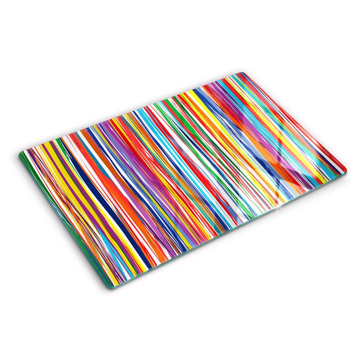 Tocatoare de bucatarie, Tulup, Dungi colorate, Multicolor, 80x52 cm, 010010520060000005963