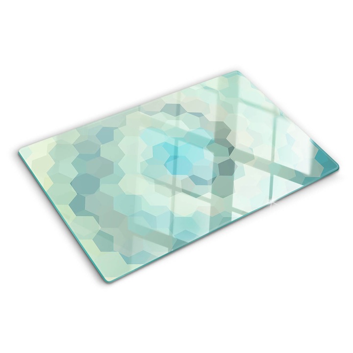 Tocatoare de bucatarie, Tulup, Abstract, Albastru, 80x52 cm, 010010520060000006066