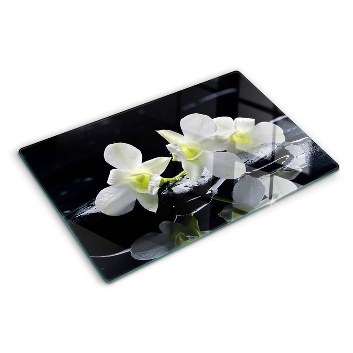 Tocatoare de bucatarie, Tulup, Orhidee, Alb, 80x52 cm, 010010520060000000629