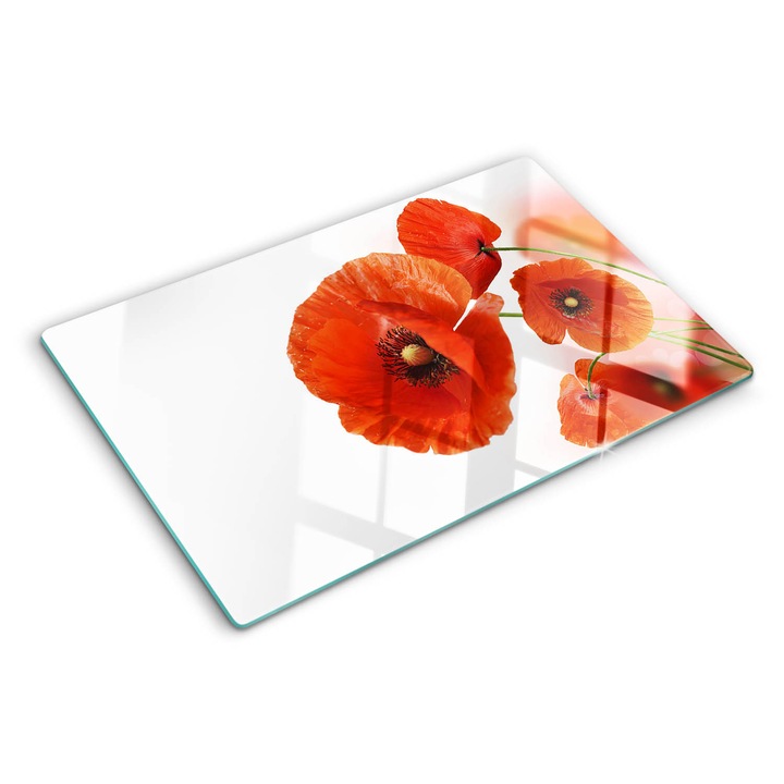 Tocatoare de bucatarie, Tulup, Macii, Rosu, 80x52 cm, 010010520060000006341