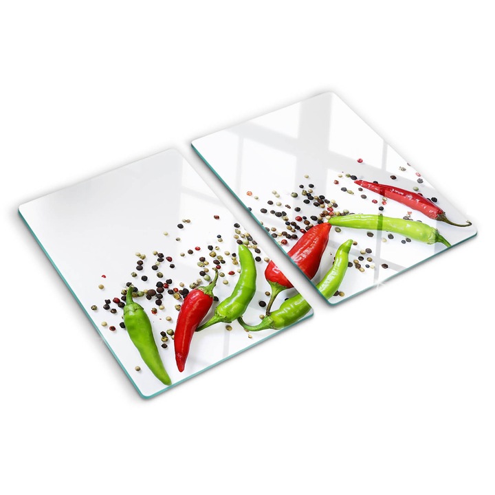 Tocatoare de bucatarie, Tulup, Ardei iute, Multicolor, 2x40x52 cm, 010010520020000006872