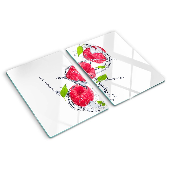 Tocatoare de bucatarie, Tulup, Zmeura si apa, Roz, 2x40x52 cm, 010010520020000007019