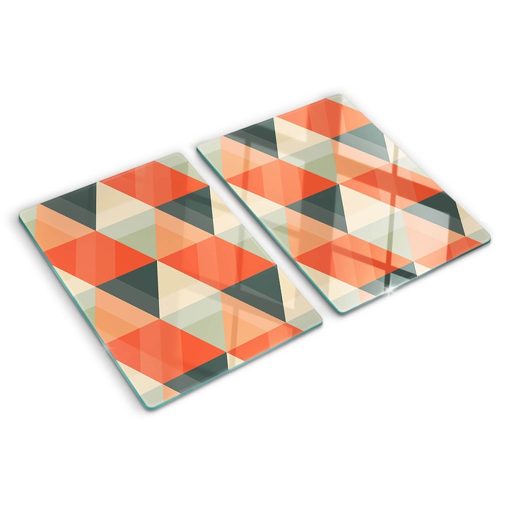 Tocatoare de bucatarie, Tulup, Figuri geometrice, Multicolor, 2x40x52 cm, 010010520020000007900