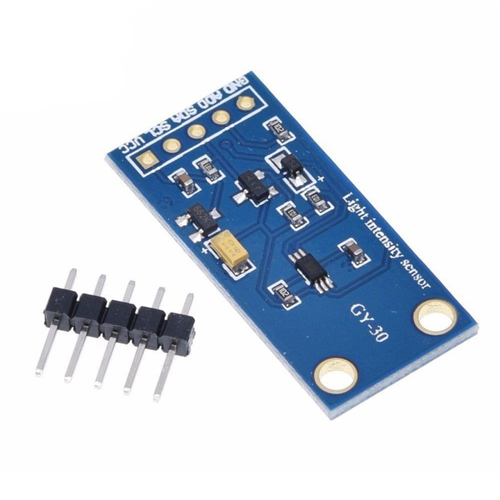 Digitális fényérzékelő GY-30, BH1750 FVI, 3-5V, I2C, Arduino kompatibilis