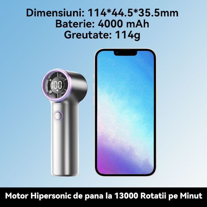 Ventilator MicroStorm in mână