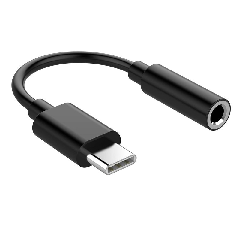 Adapter USB C to 3.5mm Headphone Jack Female Adapter - USB C Male