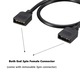 Cablu splitter PsAyl 1x3 ARGB 5V 3 pini negru 30cm