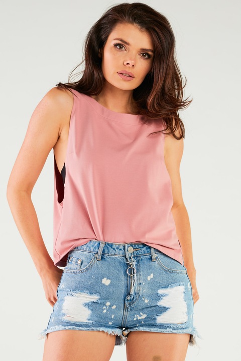 Bluza dama, InfiniteYou, M266, bumbac moale, roz