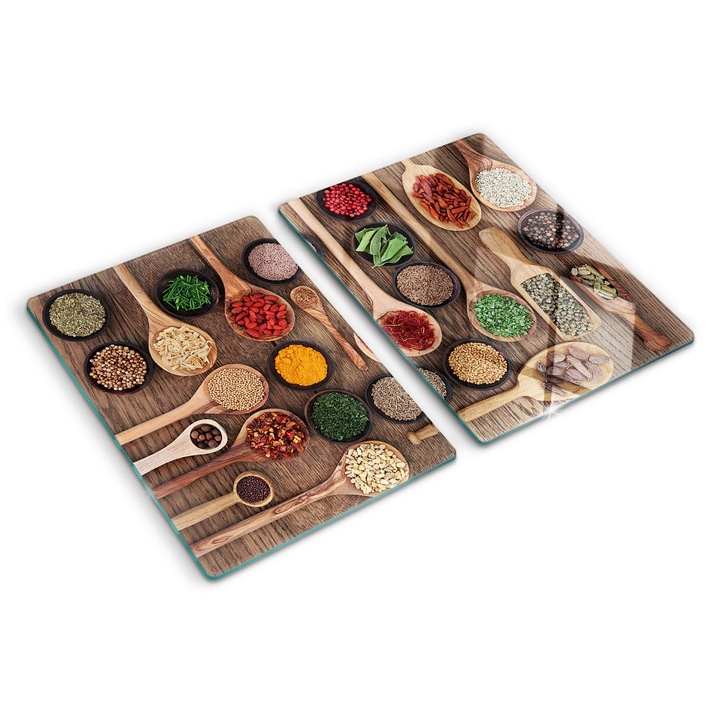 Tocatoare de bucatarie, Tulup, Condimente si ierburi, Multicolor, 2x40x52 cm, 010010520020000006964