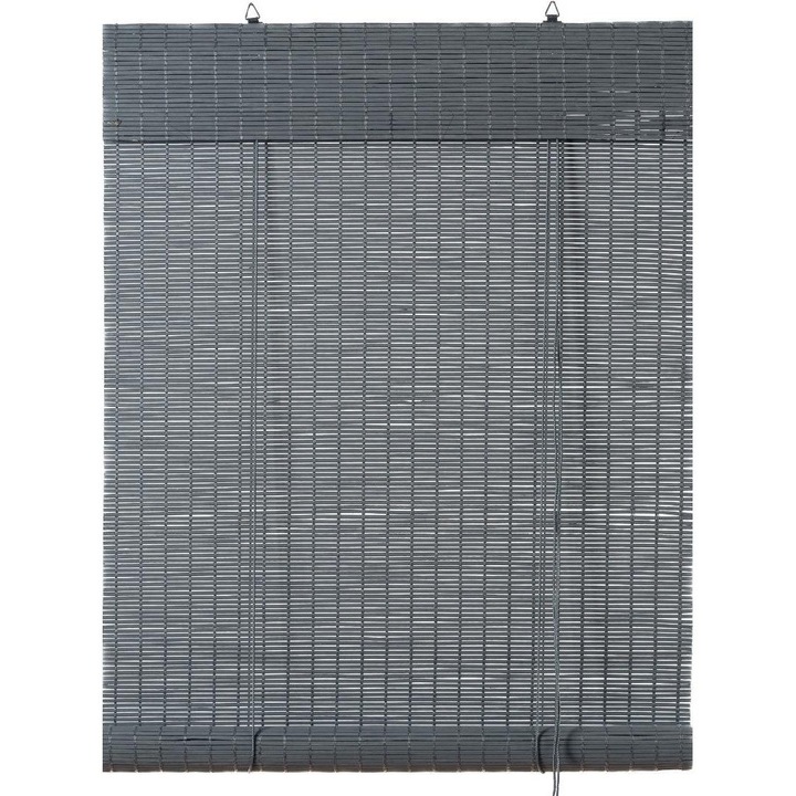 Бамбукова щора Лузон, сив, 80х160 см