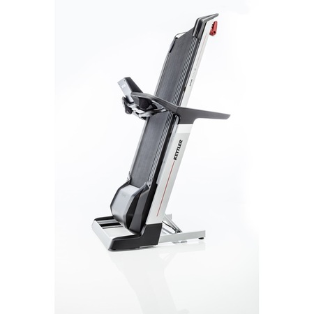 Banda de alergat KETTLER TRACK 9, Greutate maxima suportata: 150 kg, Putere maxima: 7.5 CP, Putere continua 3CP, Senzor puls incorporat, 38 programe de antrenament Pliabil